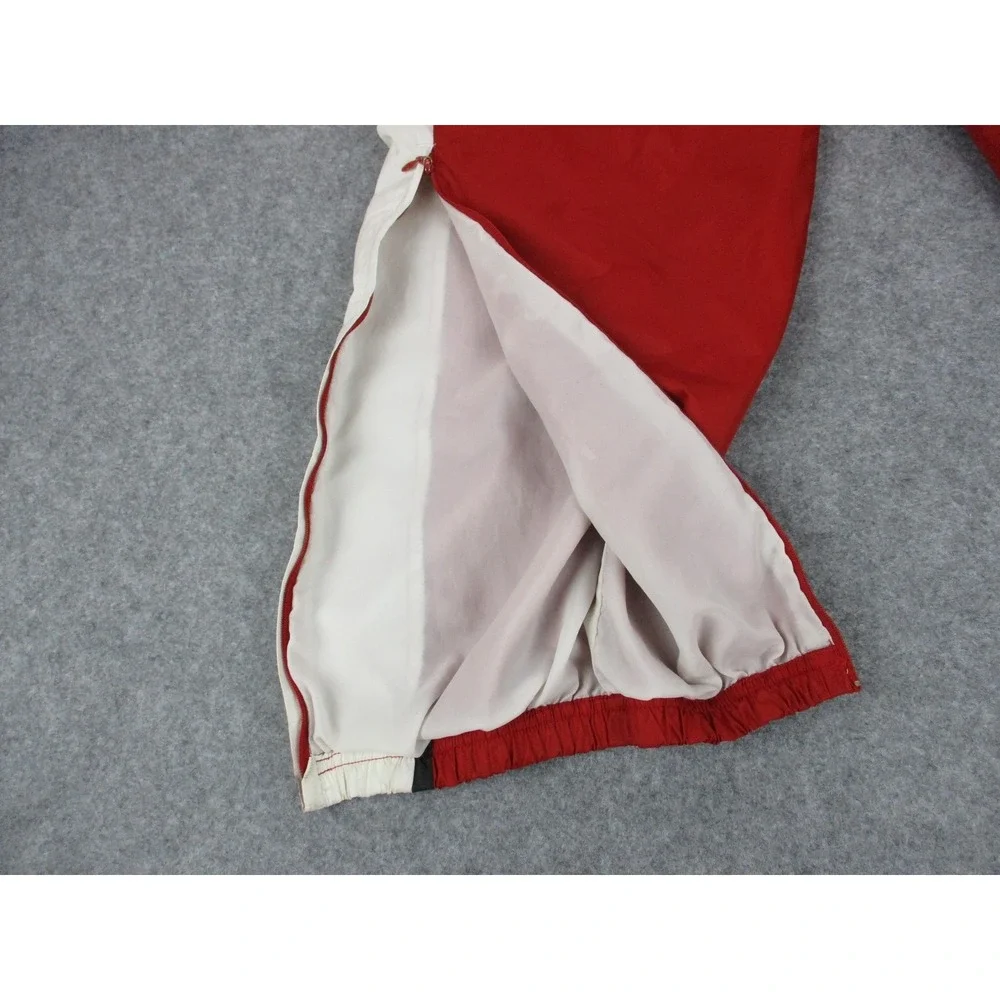 VINTAGE Adidas Pants Mens 3XL XXXL Red White Adidas Team Mesh Track Pockets